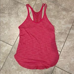 Flowy skinny straps Racerback tank Lululemon